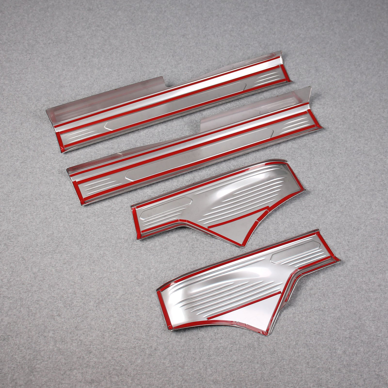 Fit for Nissan Rogue 2021 Door Sill Scuff Plate Guard Cover Trims Stainless Steel