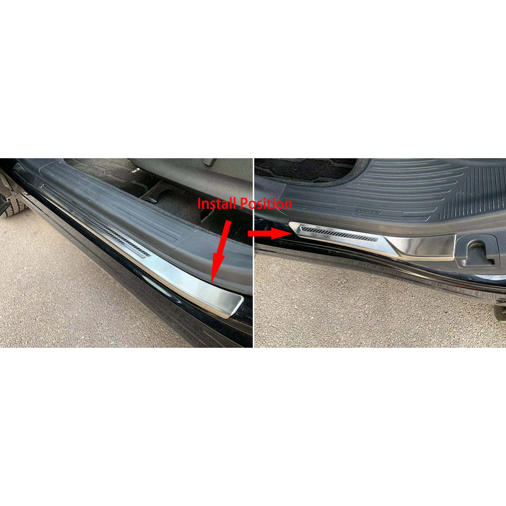 Fit for Subaru Forester 2019 2020 2021 2022 Door Sill Scuff Plate Guard Cover Trims Stainless