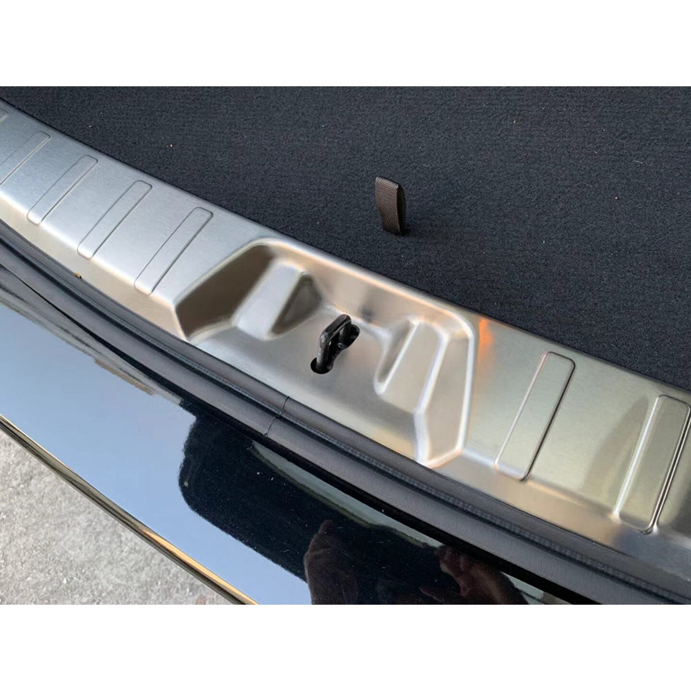 Fit for Subaru Forester 2019 2020 2021 2022 Rear Inside Bumper Sill Plate Guard Cover Trim Stainless Steel