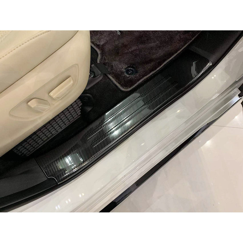 Fit for Toyota 2021 2022 Sienna Inside Door Sill Scuff Plate Guard Cover Trims Stainless Steel