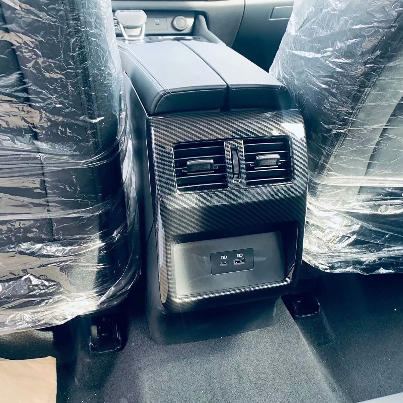 Fit for Nissan New Rogue 2021 2022 Interior Rear Seat Air Condition Vent Outlet Cover Trim