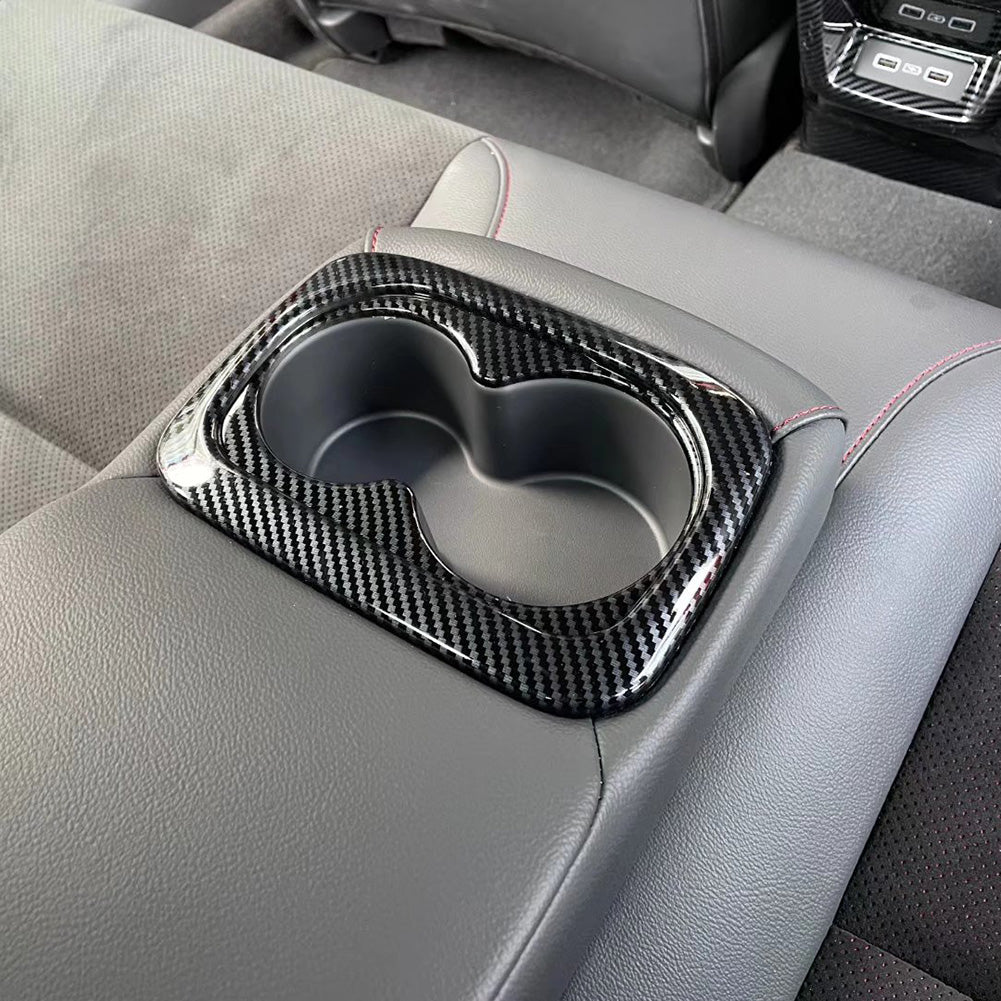 For Honda New Civic 2022 Interior Rear Seat Cup Holder Cover Trim