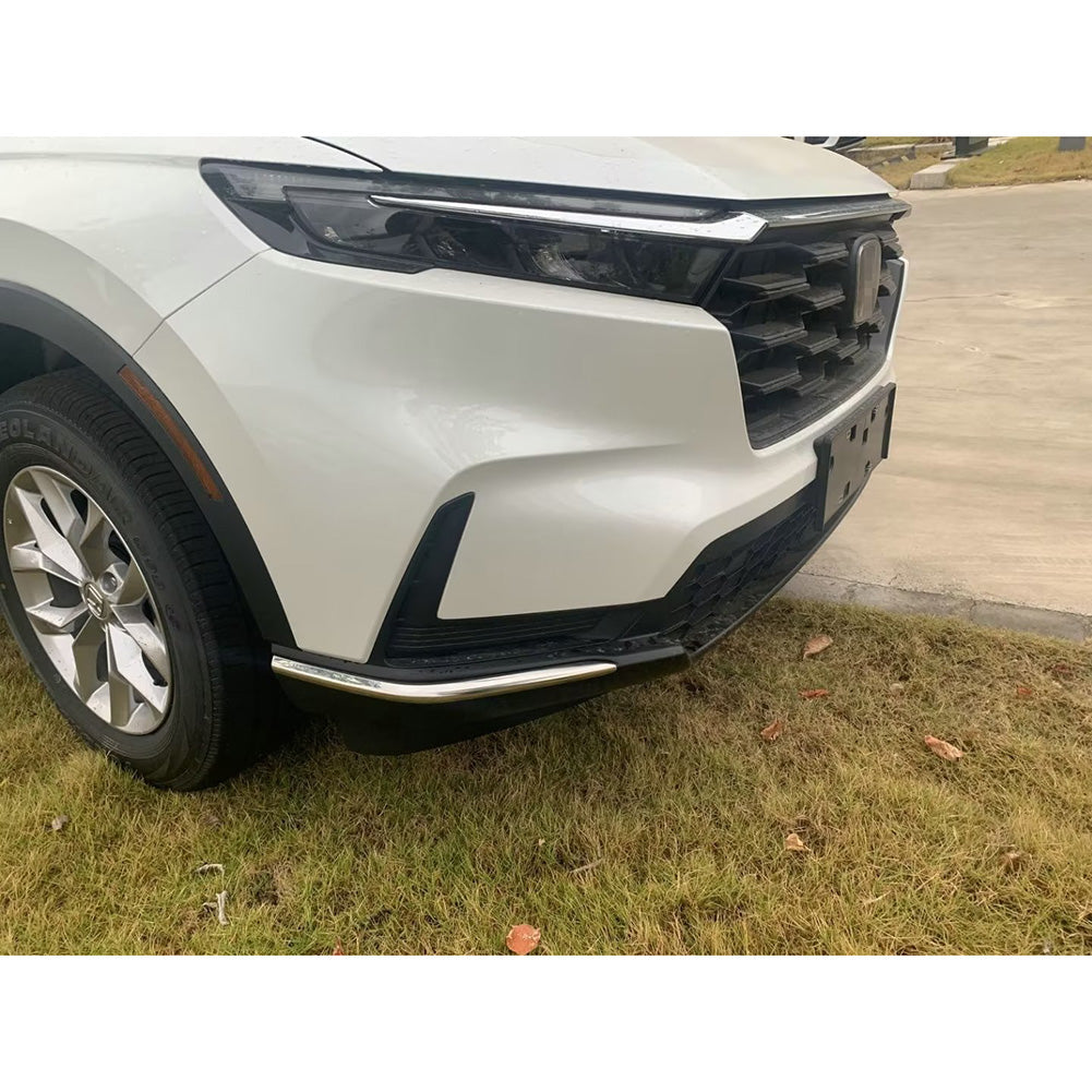 Fit for Honda New CR-V CRV 2023 Front+Rear Bumper Corner Protection Cover Trims Stainless Steel