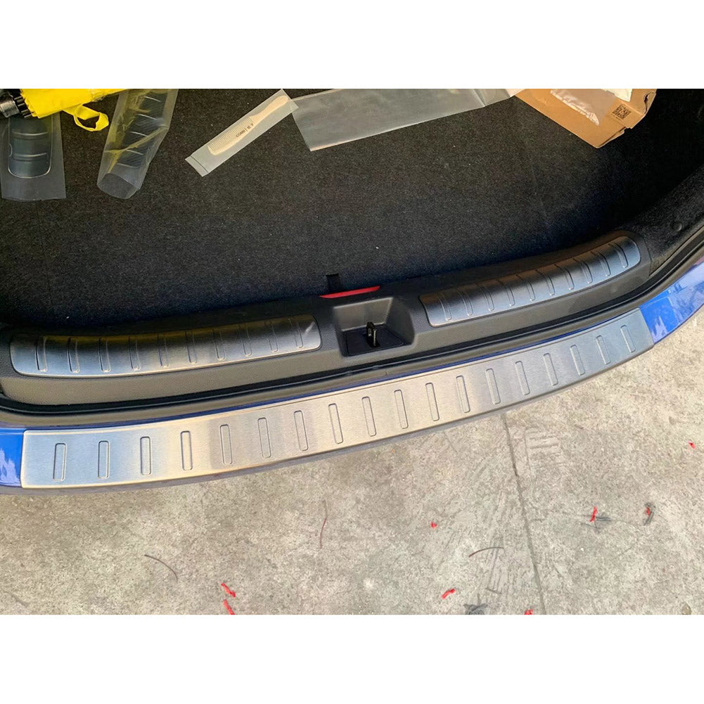 Fit for Honda New Civic 2022 Sedan Rear Interior Bumper Guard Plate Cover Trim Stainless Steel