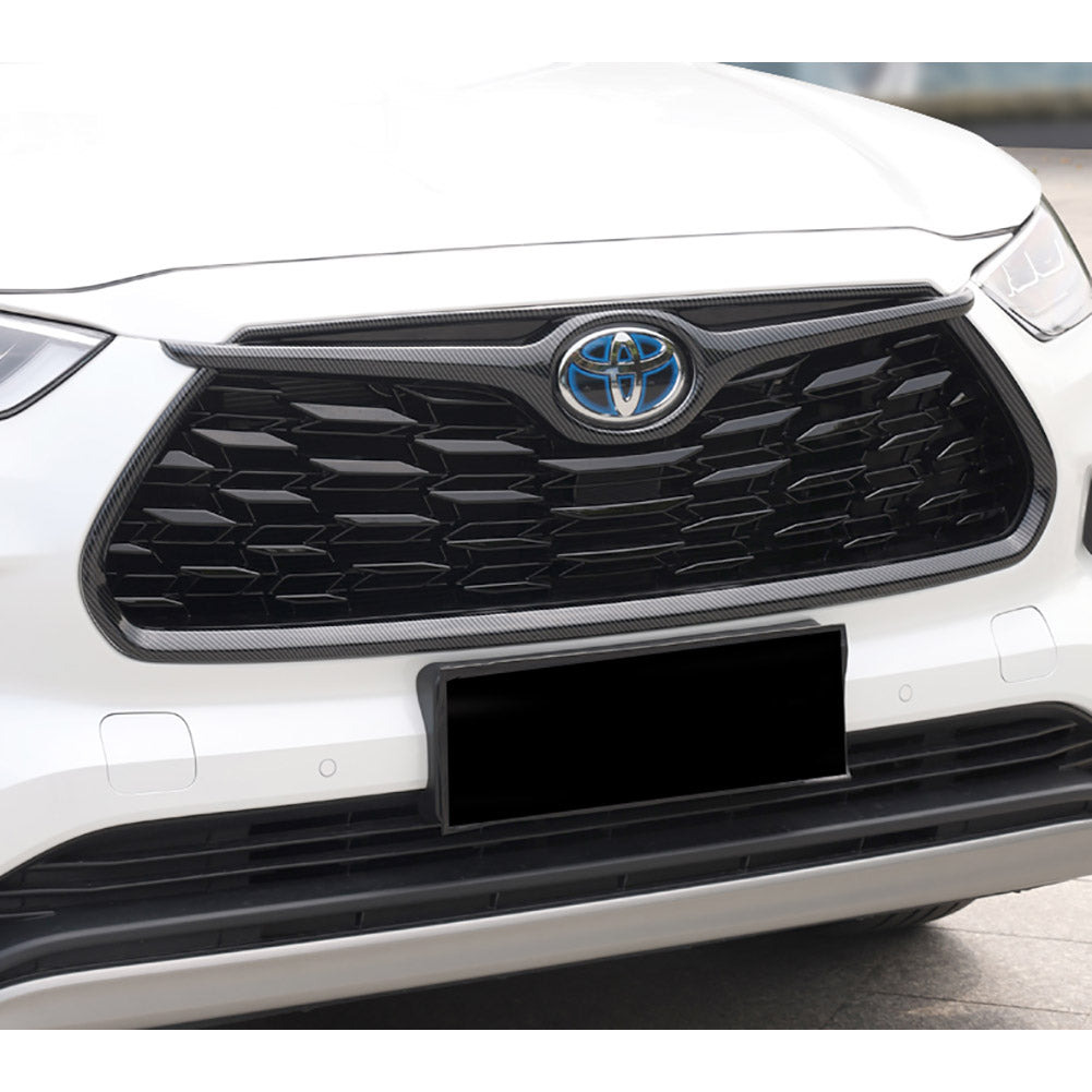 Toyota New Highlander 2020 2021 2022 2023 2024 Front Grill Grille Mesh Cover Trims