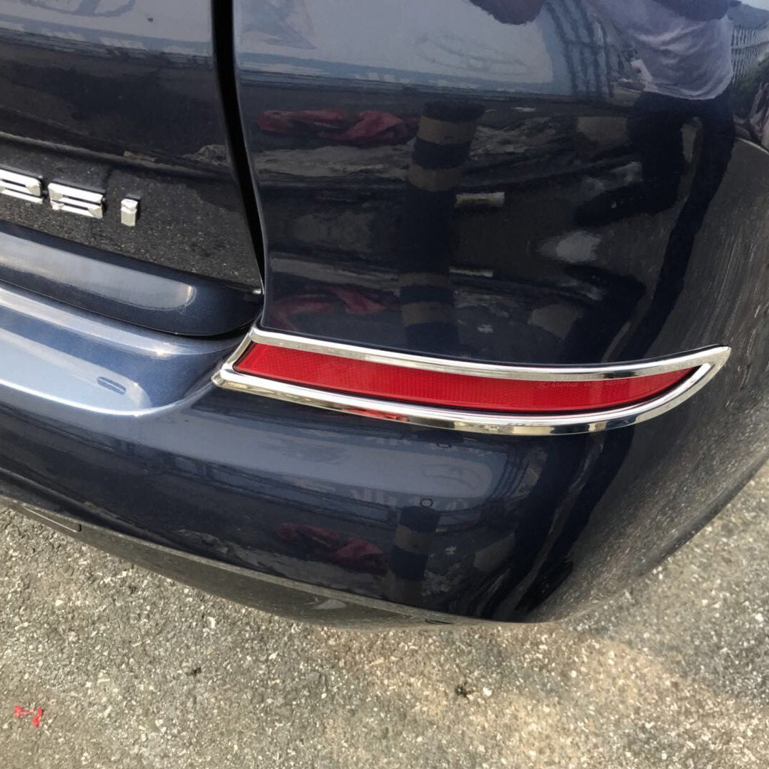 Fit for BMW New X3 Sport 2018 2019 2020 2021 Chrome Rear Fog Light Lamp Cover Trims