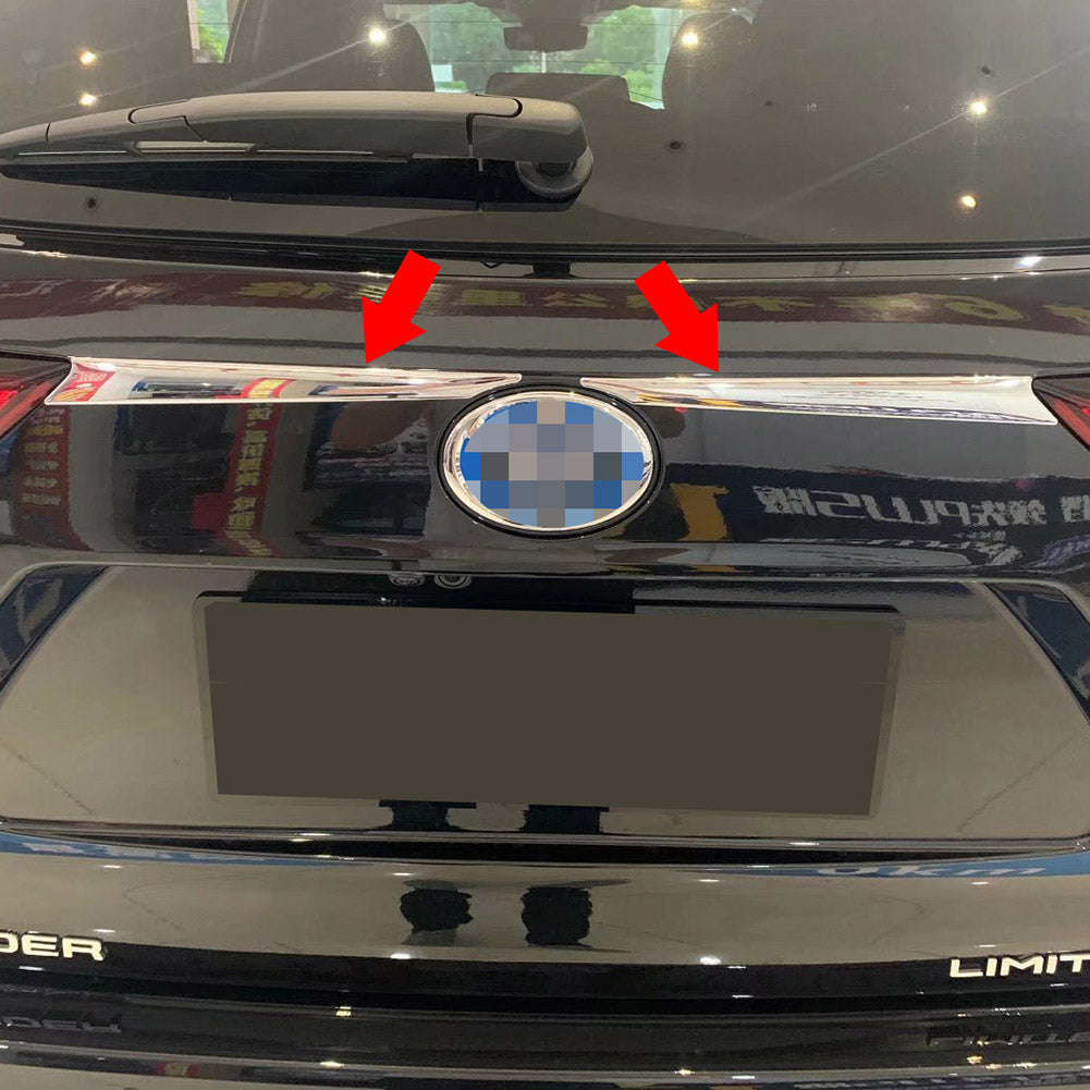 Fit for Toyota Highlander 2020 2021 2022 2023 Rear Trunk Lid Molding Trim Chrome ABS