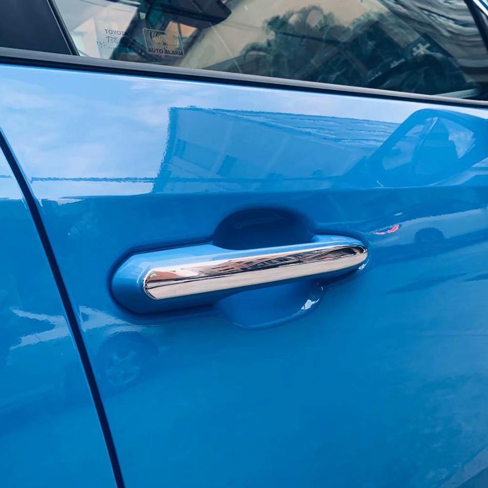 Fit for Toyota 2019 2020 2021 2022 RAV4 Chrome Door Handle Cover Trims - beautost