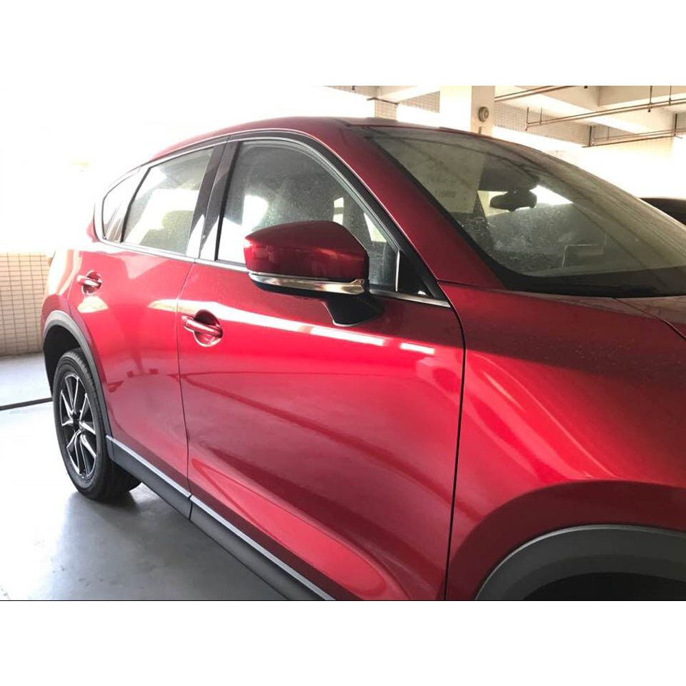 Fit For Mazda 2017 2018 2019 2020 2021 2022 2023 2024 CX-5 CX5 Chrome Rear view Mirror Side Molding Cover Trims