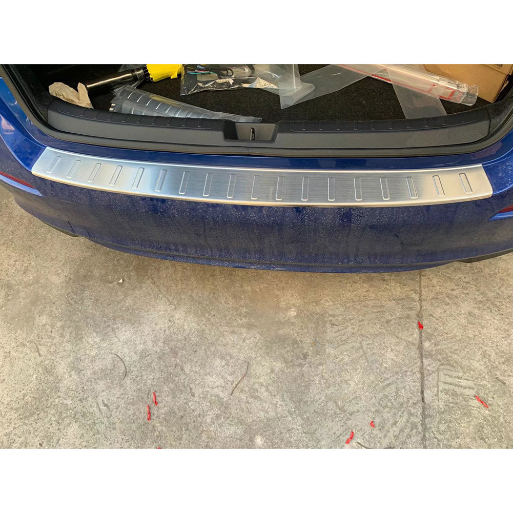 Fit for Honda New Civic 2022 Sedan Rear Bumper Guard Plate Cover Trim Stainless Steel