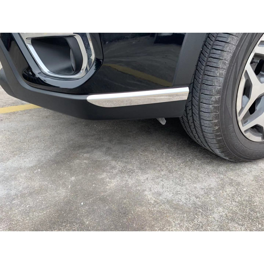 Fit for Subaru Forester 2019 2020 2021 2022 Bumper Corner Edge Protection Cover Trim Stainless Steel
