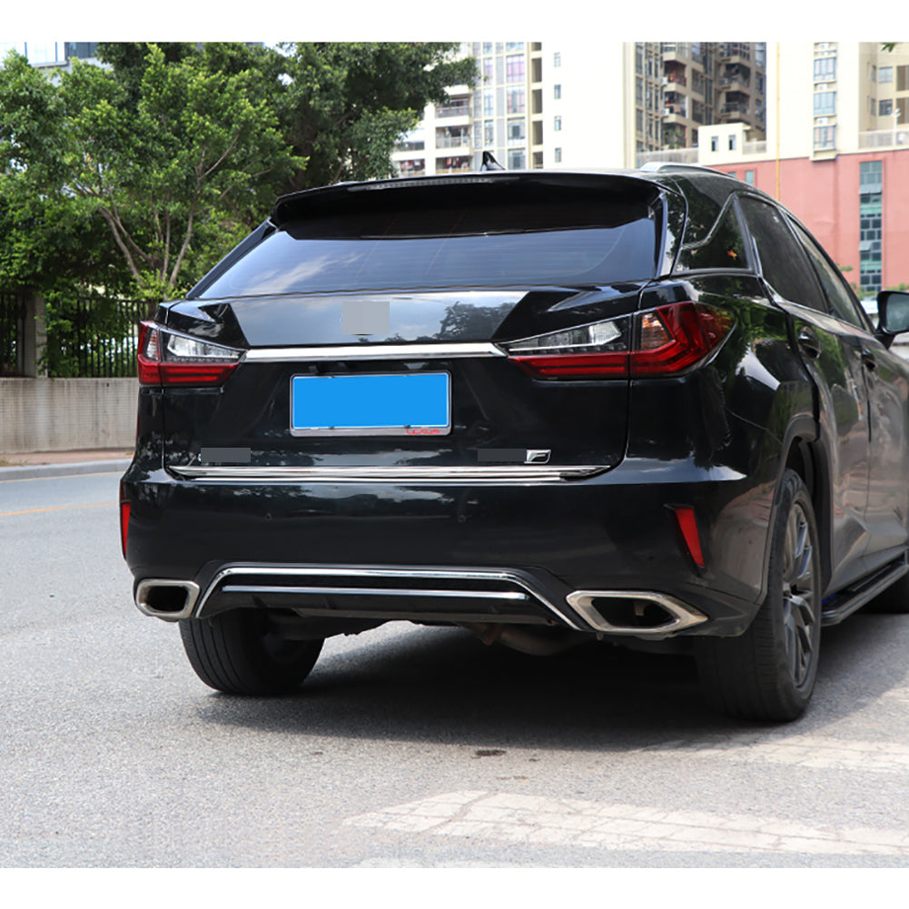 Fit For Lexus New RX350 RX450H 2016 2017 2018 2019 2020 2021 2022 Chrome Car Rear Trunk Lid Tail Gate Molding Cover Trim