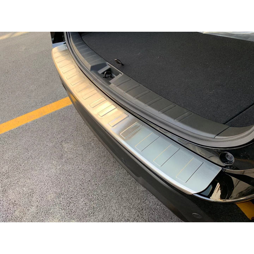 Fit For Subaru Forester 2019 2020 2021 Rear Outside Bumper Sill Plate Guard Cover Trim Stainless