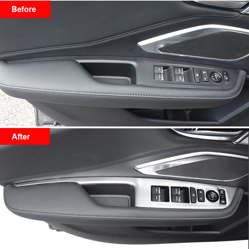 Fit For Acura New RDX 2019 2020 2021 2022 Interior Window Switch Console Panel Trims