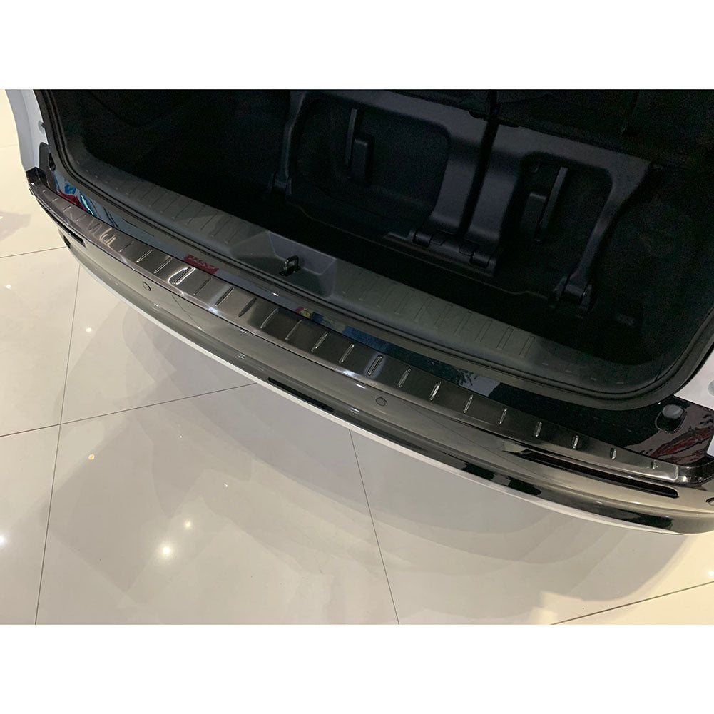 Fit for Toyota 2021 2022 Sienna Rear Outside Bumper Sill Plate Guard Cover Trim Stainless Steel