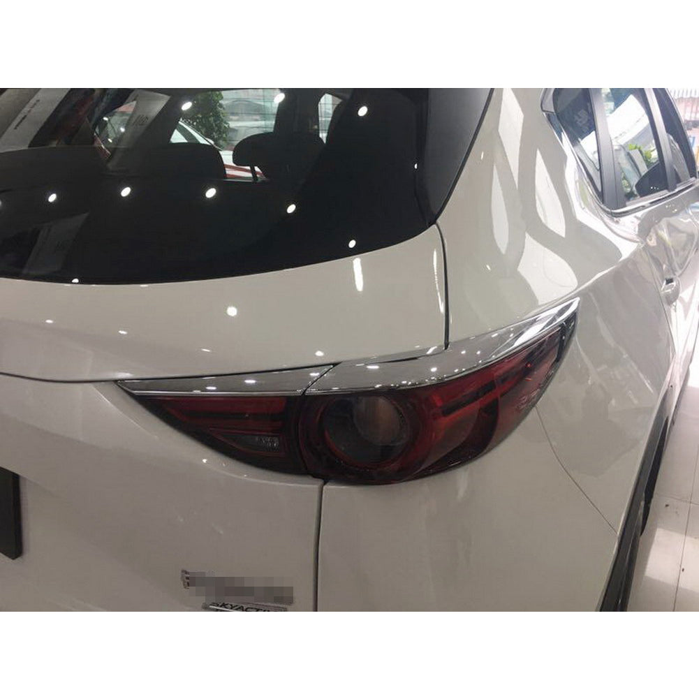 Fit for Mazda 2017 2018 2019 2020 2021 CX-5 CX5 Chrome Tail Light Lamp Cover Trims