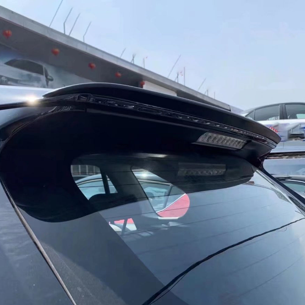 Fit for Toyota RAV4 2019 2020 2021 2022 Rear Trunk Wing Spoiler Cover Trim ABS