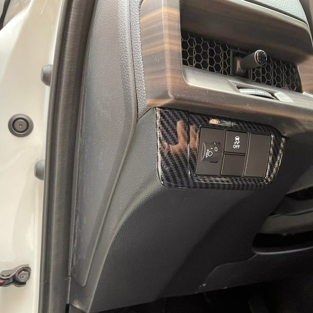  Honda CRV CR-V 2023 Interior Headlight Lamp Switch Control Cover Trim Carbon Fiber Pattern