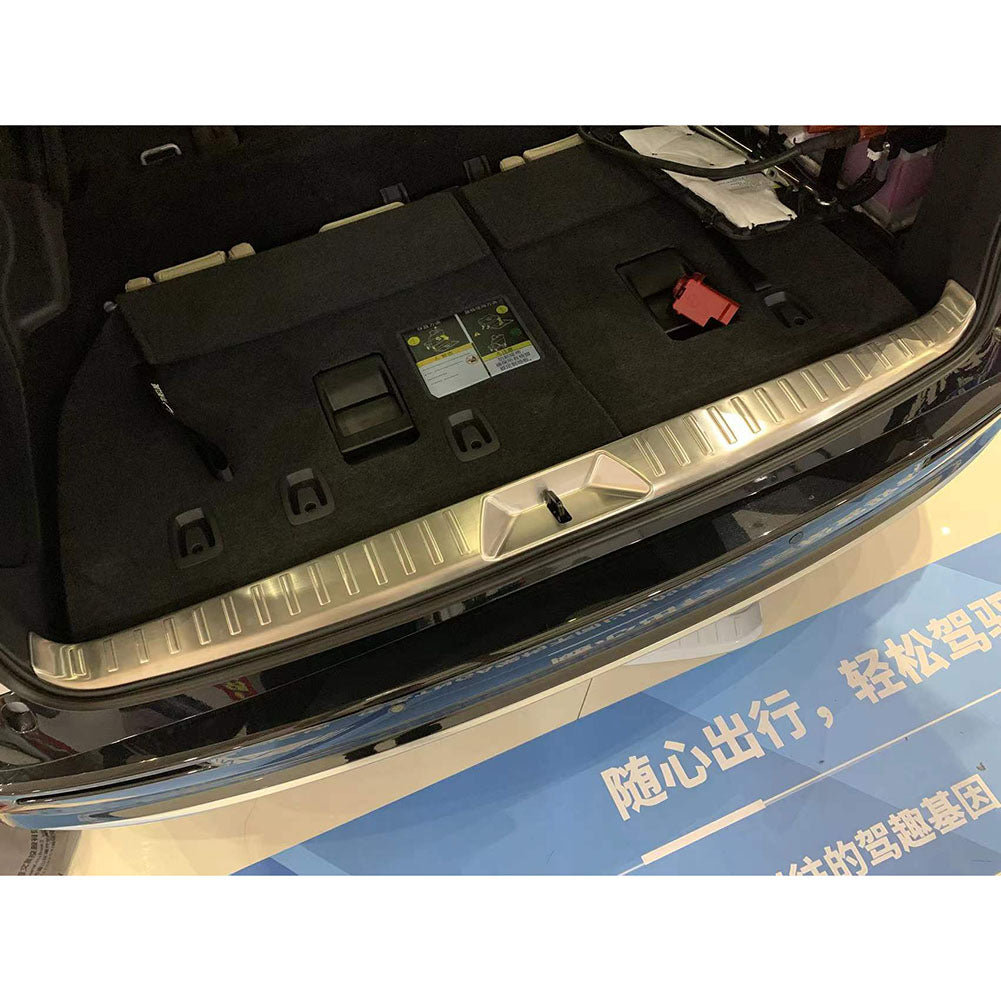 Fit for Toyota 2021 2022 Sienna Rear Inside Bumper Sill Plate Guard Cover Trim Stainless Steel (Black)