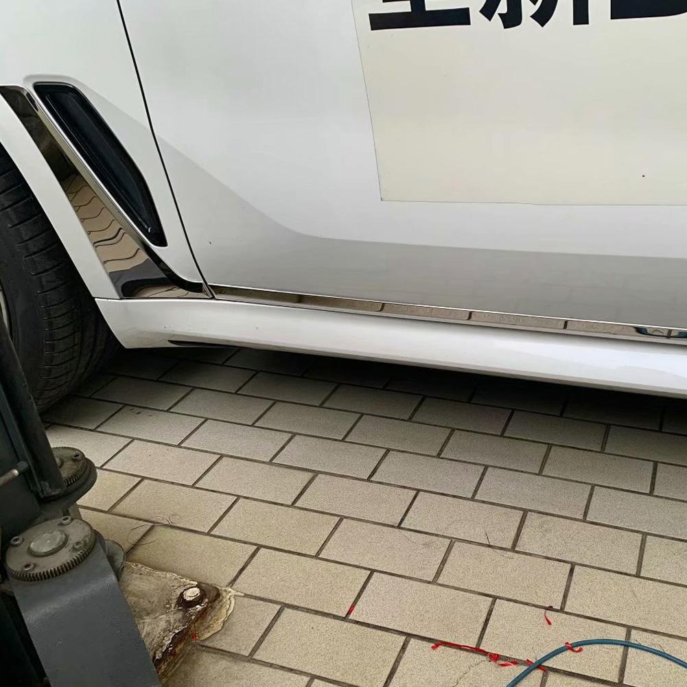 Fit for BMW 2019 2020 2021 New X5 G05 Chrome Body Side Door Molding Trim Cover Stainless Steel