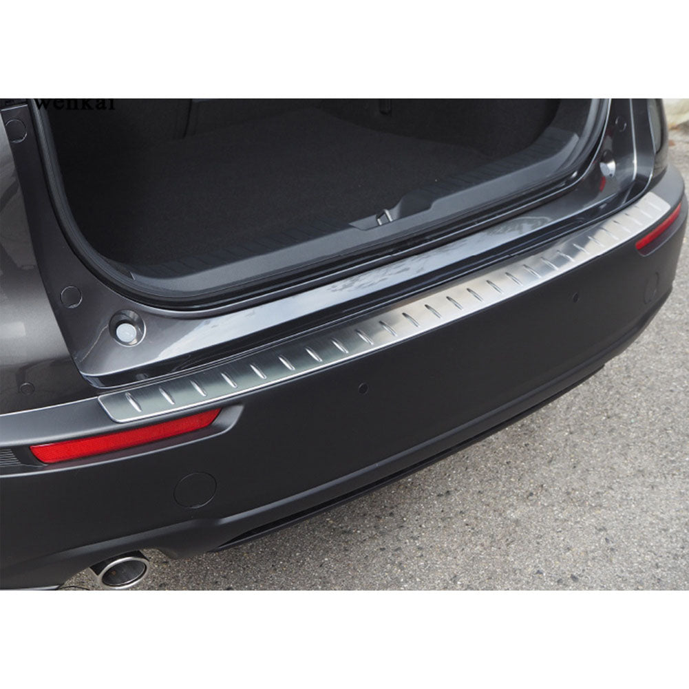 Fit for Mazda CX-30 CX30 2020 2021 2022 Rear Outside Bumper Sill Plate Guard Cover Trim Stainless Steel