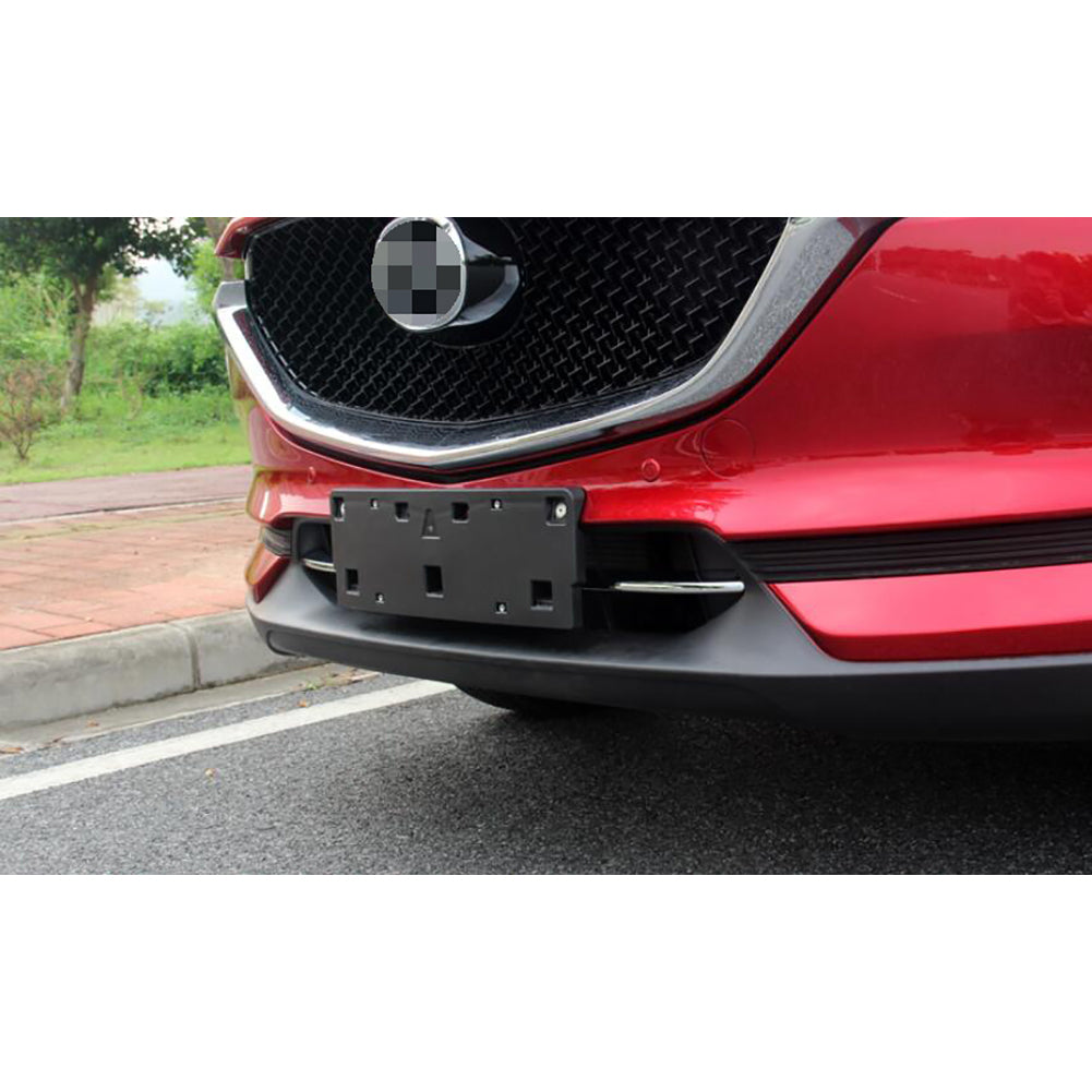 Fit For Mazda 2017 2018 2019 2020 2021 CX-5 CX5 Chrome Front Lower Grill Grille Cover Trims
