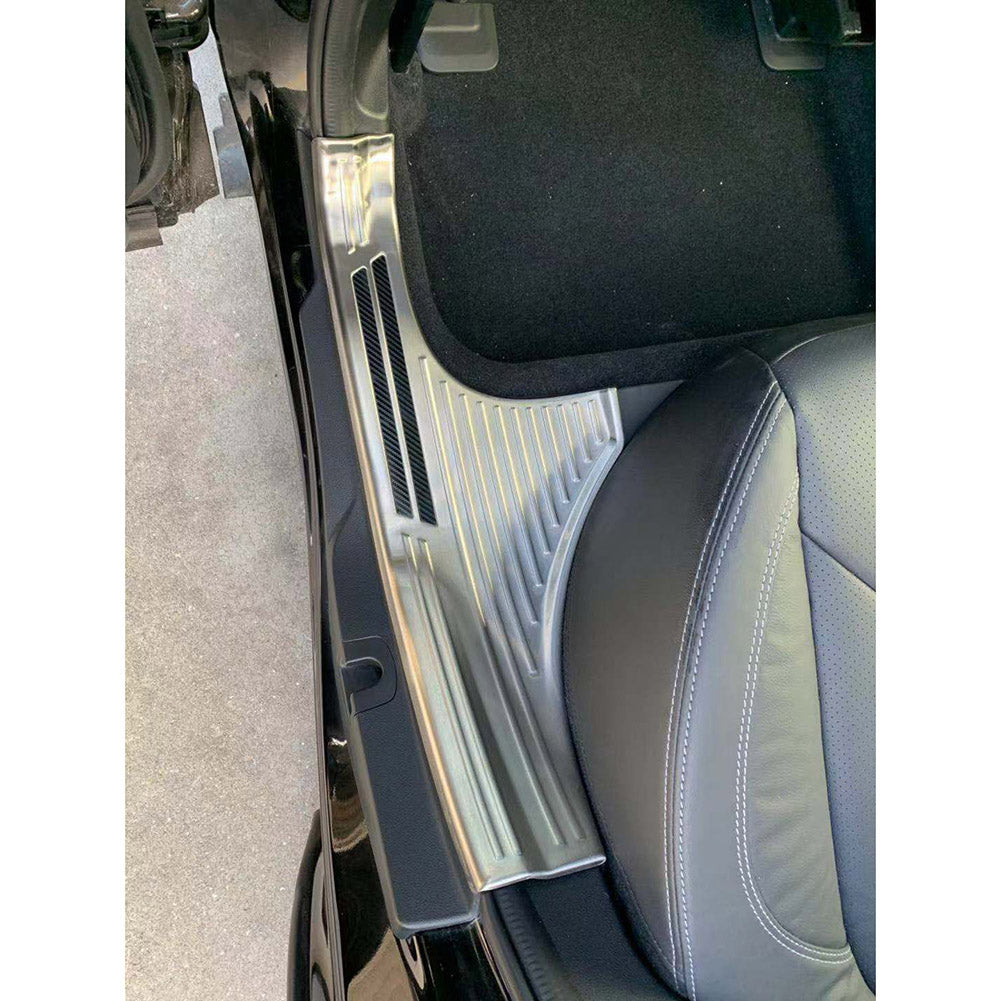 Fit for Subaru Forester 2019 2020 2021 2022 Door Sill Scuff Plate Guard Cover Trims Stainless Inside Door