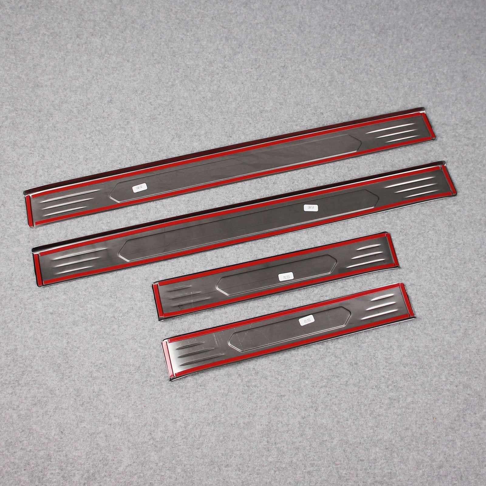 Fit for Nissan Rogue 2021 Door Sill Scuff Plate Guard Cover Trims Stainless Steel