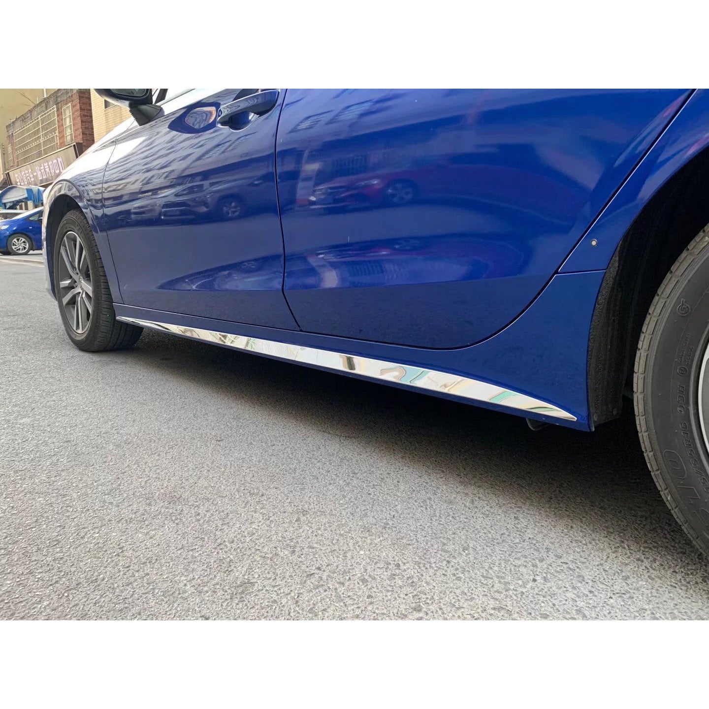 Fit for Honda New Civic 2022 Sedan Door Body Side Skirt Molding Cover Trim