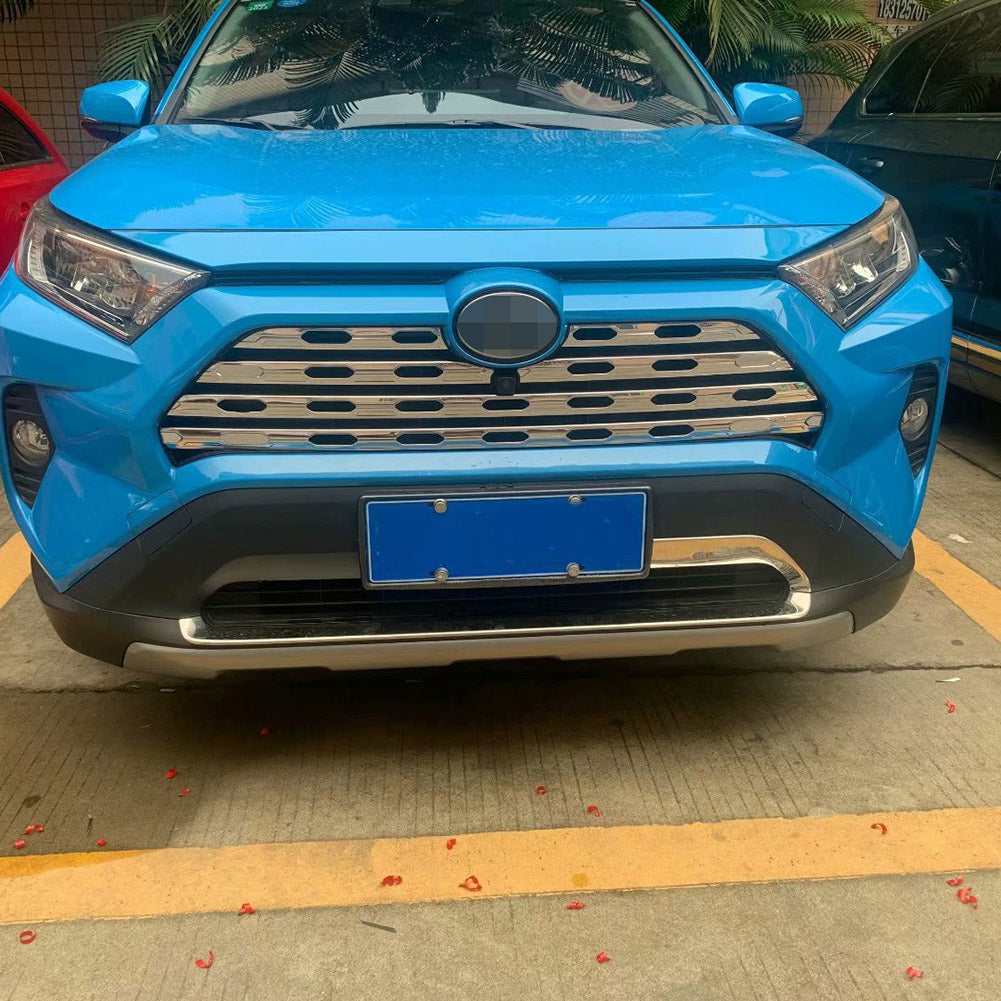 Fit for Toyota New RAV4 2019 2020 2021 LE/XLE/XSE/Limited Model Front Grill Grille Cover Trims