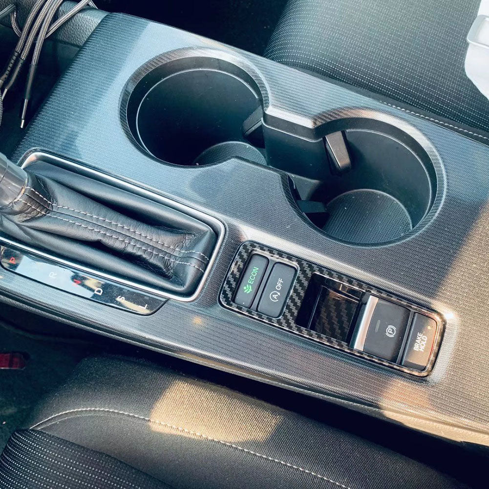 Fit For Honda New Civic 2022 Sedan Interior Center Console Dashboard Panel Electrical Parking Brake Cover Trim