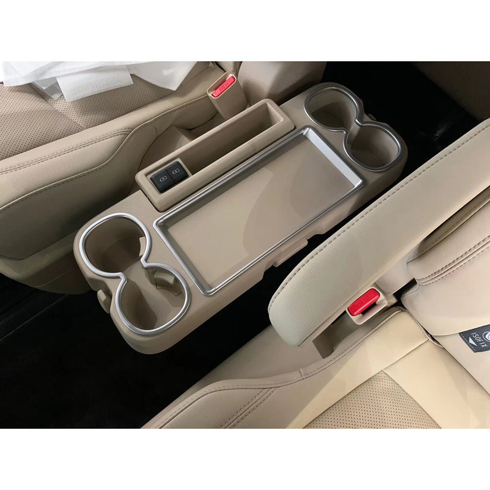 Fit for Toyota 2021 2022 Sienna Interior Rear Seat Cup Holder Panel Cover Trims