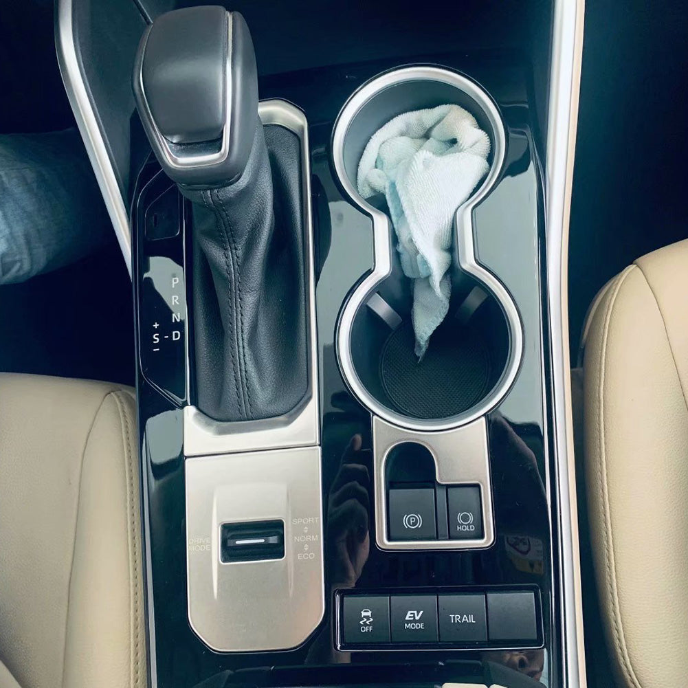 Fit for Toyota New Highlander 2020 2021 2022 Gear Shift Knob Console Panel Cover Trims Stainless Steel