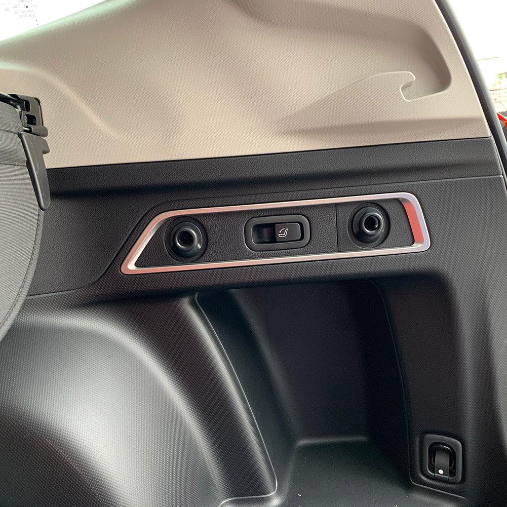 Fit for Subaru 2019 2020 Forester Rear Trunk Tail Gate Button Adjust Switch Cover Trim