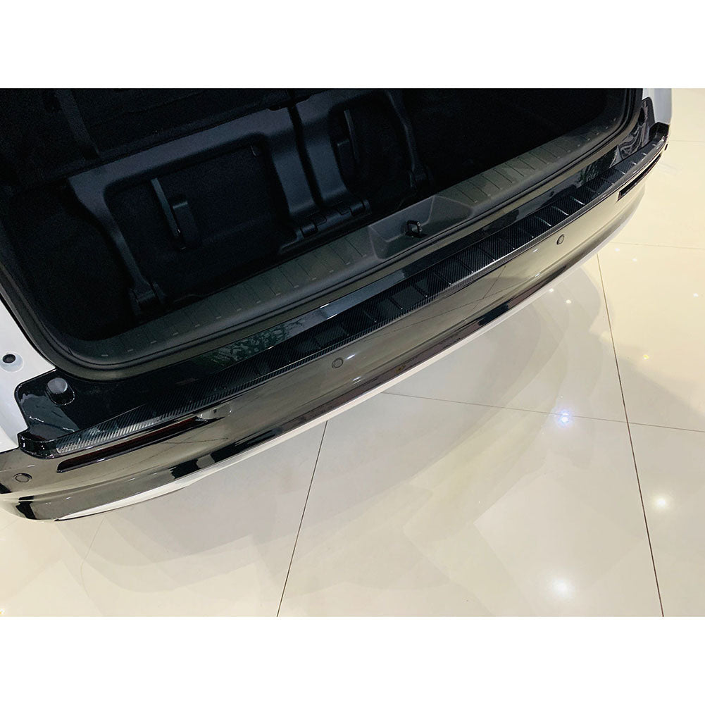 Fit for Toyota 2021 2022 Sienna Rear Outside Bumper Sill Plate Guard Cover Trim Stainless Steel