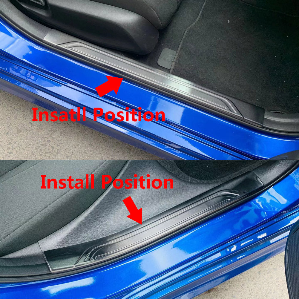 Fit for Honda New Civic 2022 Inside Door Sill Plate Cover Trims