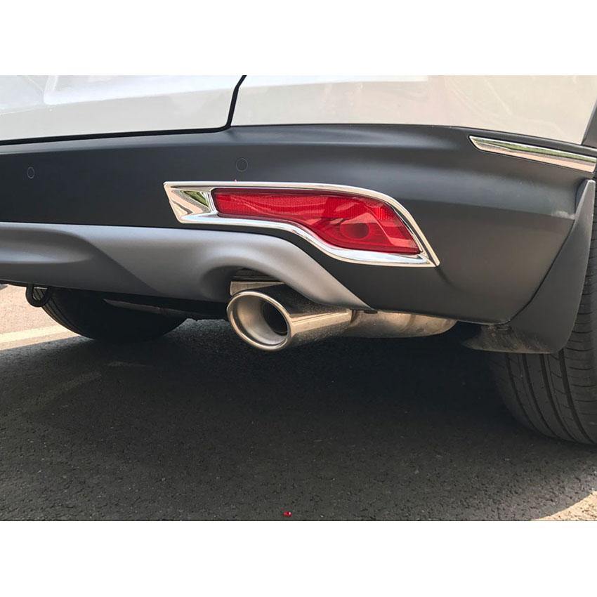 Fit for Honda 2017 2018 2019 CR-V CRV Chrome Rear Fog Light Lamp Cover Trim - beautost