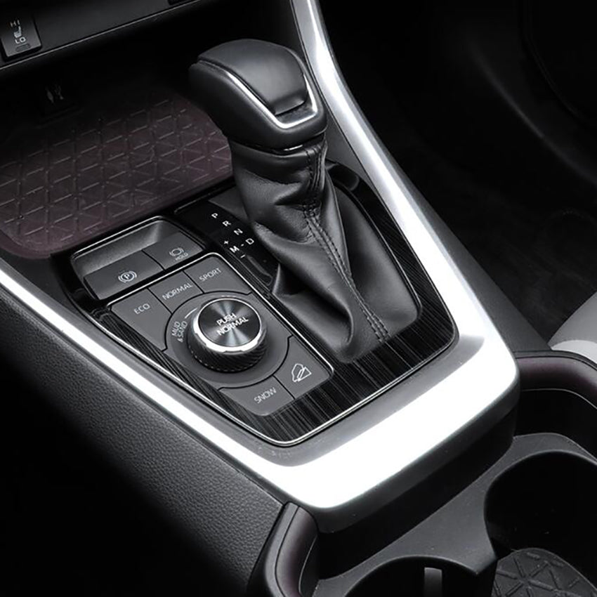 Fit for Toyota New RAV4 2019 2020 2021 Gear Shift Knob Console Panel Cover Trim Stainless Steel