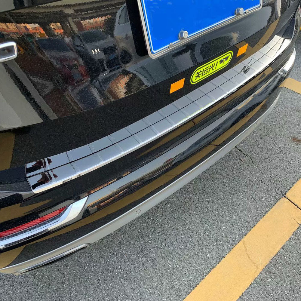 Fit for Volvo XC90 2016 2017 2018 2019 2020 2021 Rear Bumper Guard Plate Cover Trim Stainless Steel
