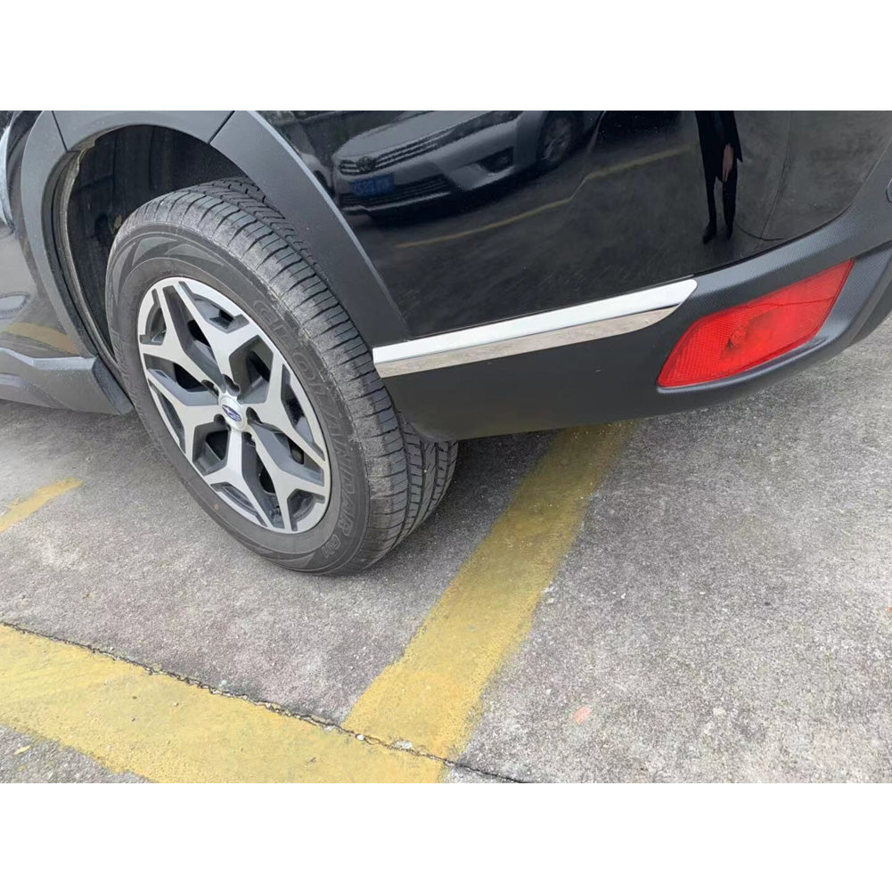 Fit for Subaru Forester 2019 2020 2021 Bumper Corner Edge Protection Cover Trim Stainless Steel