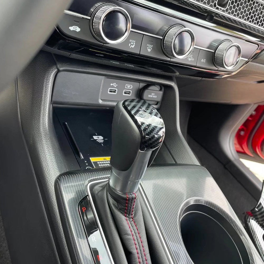 For Honda New Civic 2022 Front Center Console Shift knob Cover Trim