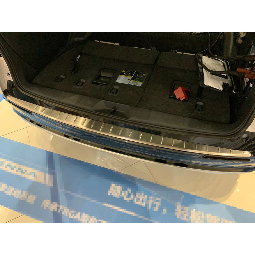 Fit for Toyota 2021 2022 2023 Sienna Rear Outside Bumper Sill Plate Guard Cover Trim Stainless Steel