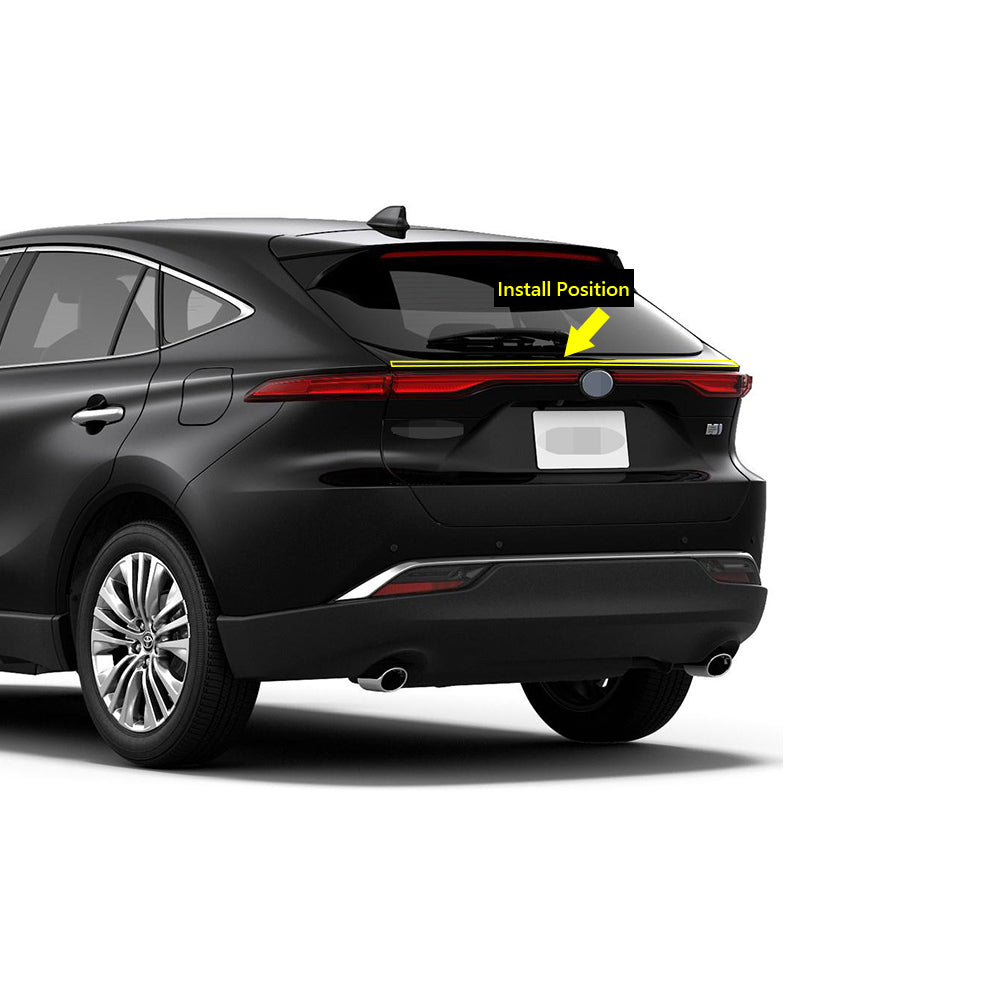 Fit for Toyota VENZA 2021 2022 2023 2024 Rear Trunk Wing Spoiler Cover Trim