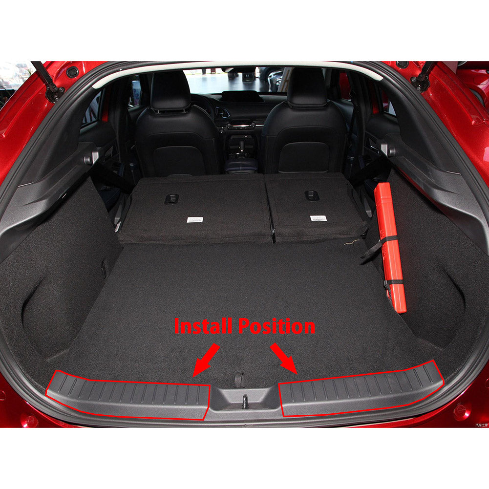 Fit for Mazda CX-30 CX30 2020 2021 2022 Rear Interior Bumper Sill Plate Guard Cover Trim Stainless Steel