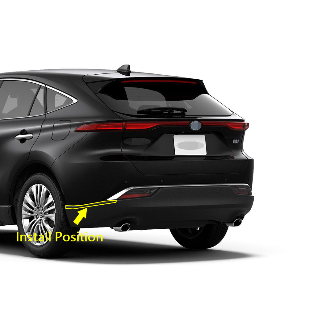 Fit for Toyota VENZA 2021 2022 2023 2024 Front+Rear Bumper Corner Protection Cover Trims