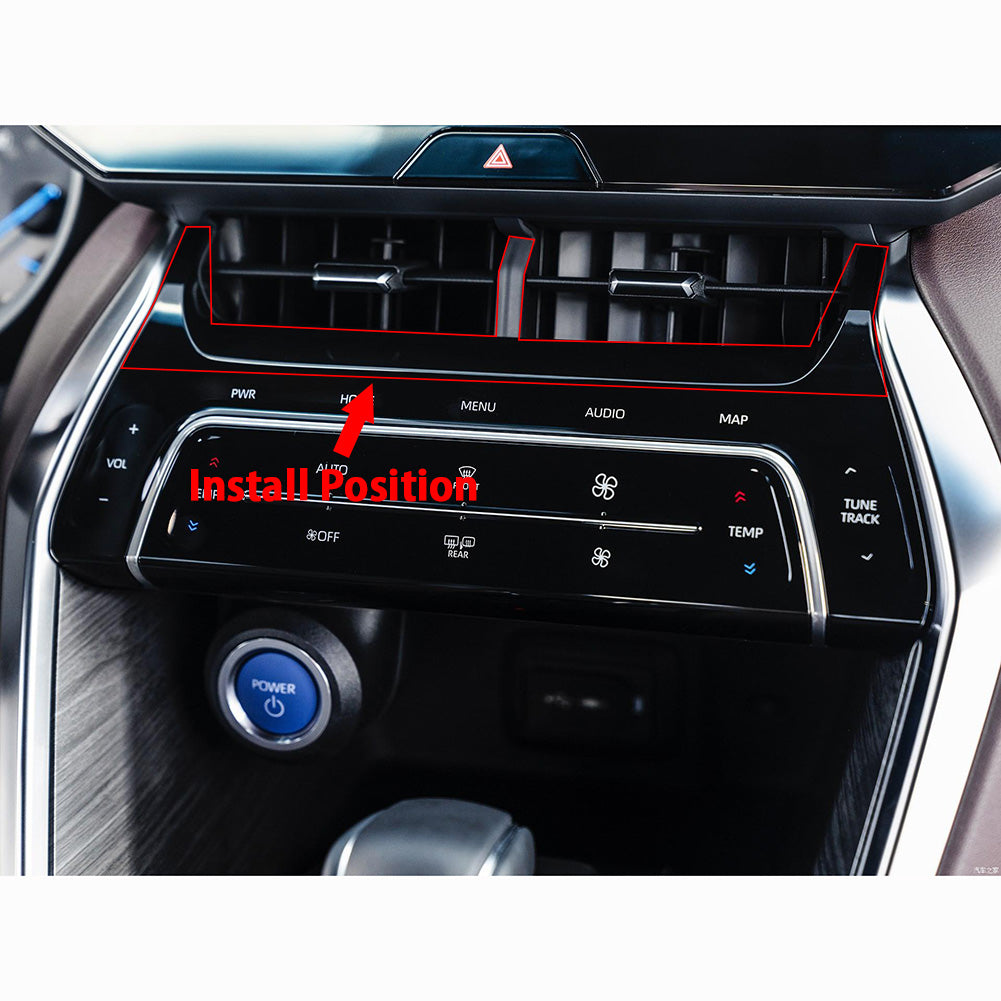 Fit for Toyota VENZA 2021 Interior Front Center Control Air Condition Vent Cover Trim