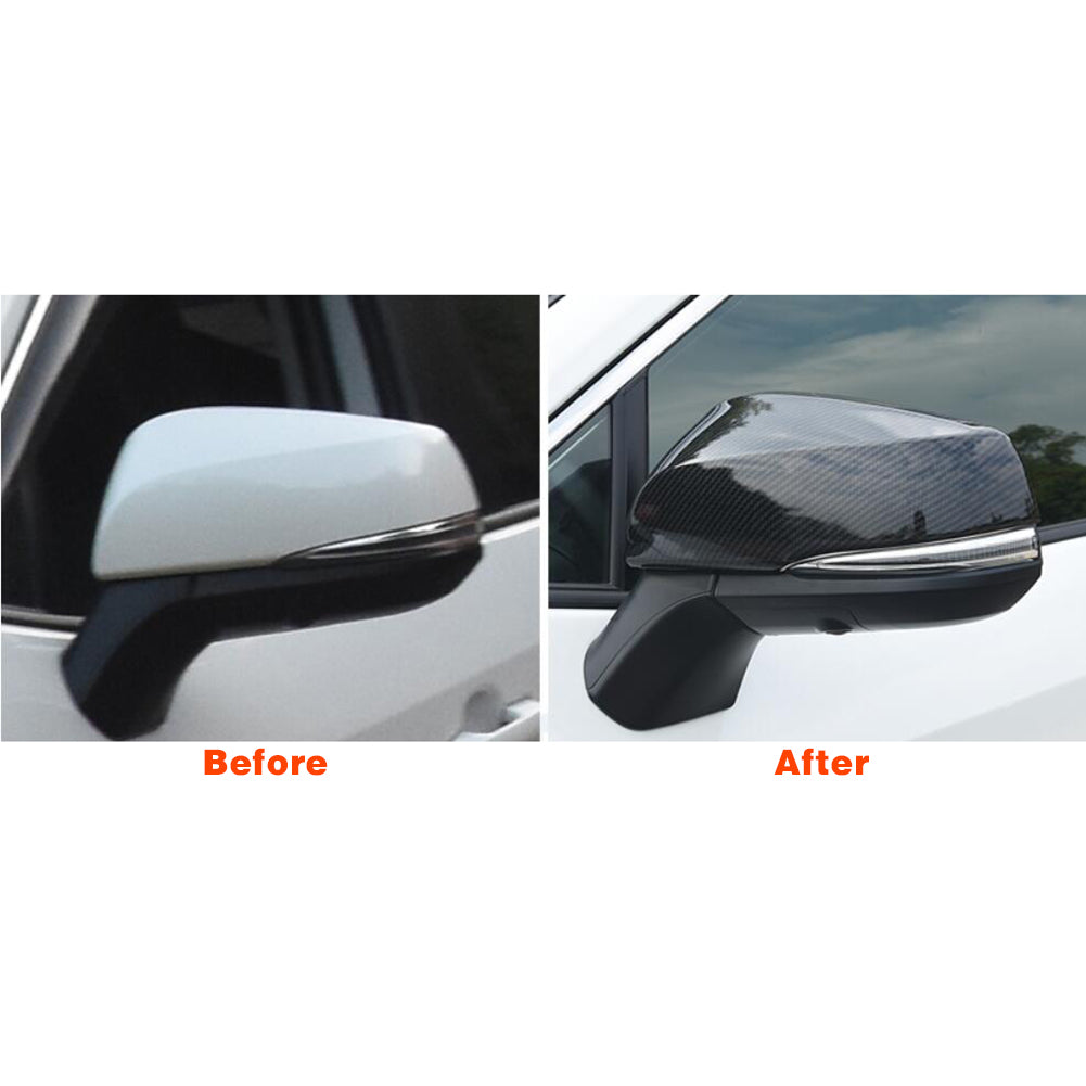 Fit for Toyota New RAV4 2019 2020 2021 2022 Rear View Mirror Side Molding Guard Cover Trims