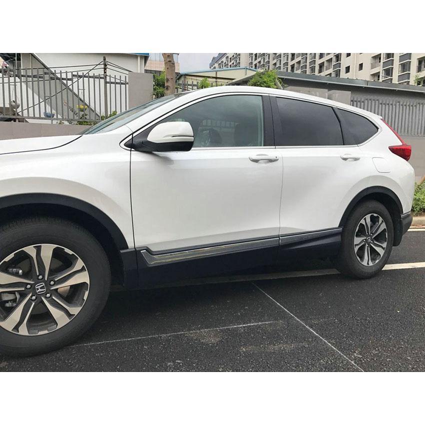 Fit for Honda 2017 2018 2019 2020 2021 CR-V CRV Chrome Body Side Door Molding Trim Cover Stainless Steel
