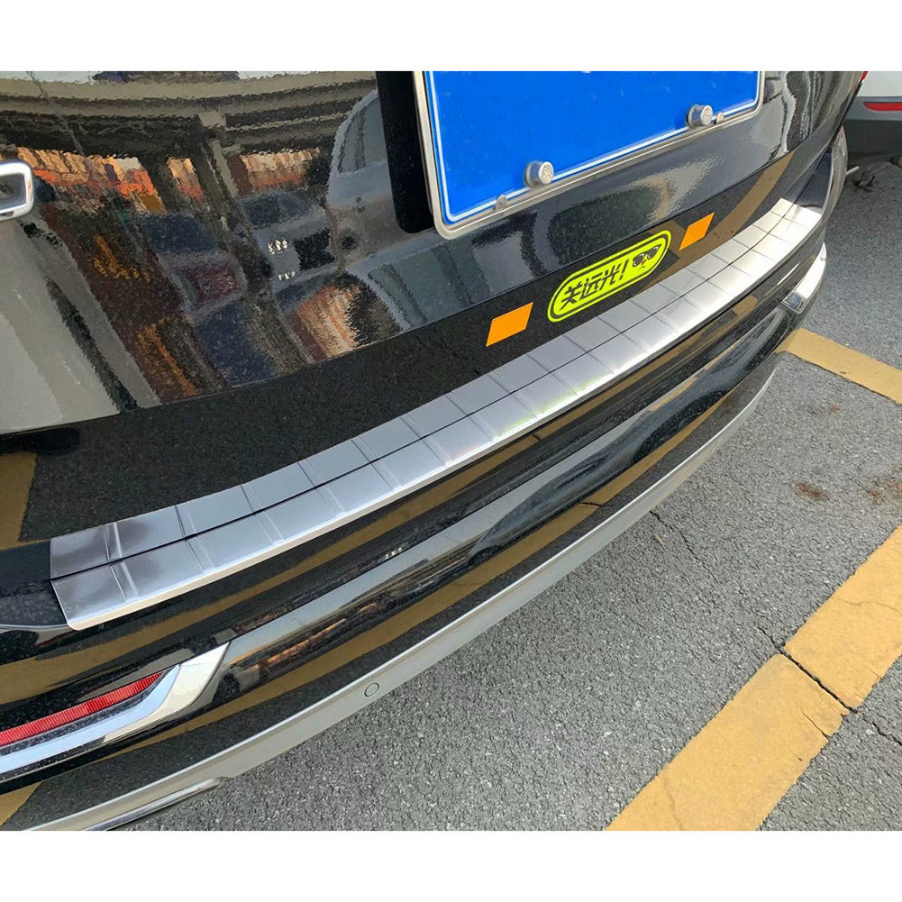 Fit for Volvo XC90 2016 2017 2018 2019 2020 2021 Rear Bumper Guard Plate Cover Trim Stainless Steel
