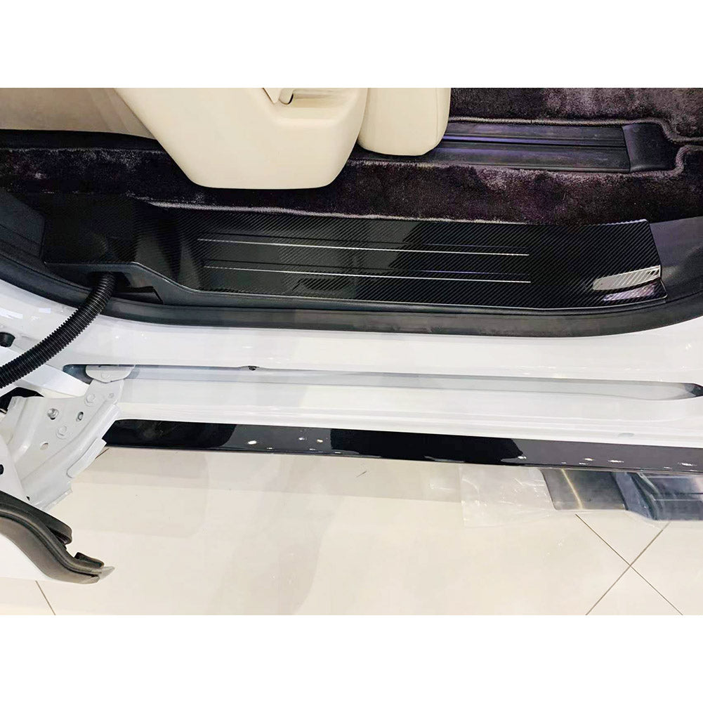 Fit for Toyota 2021 2022 Sienna Inside Door Sill Scuff Plate Guard Cover Trims Stainless Steel